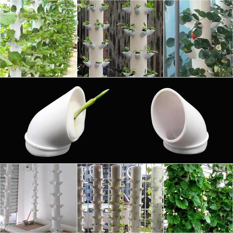 40Pcs Diy Hydroponics Soilless Plant Grow Cups