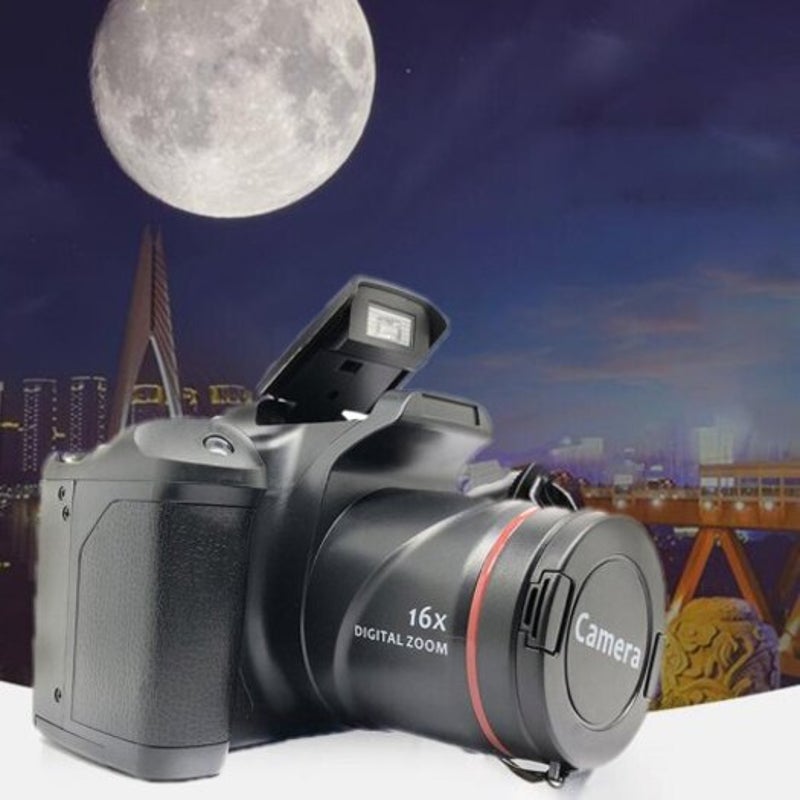 Digital Camera Slr 4X Zoom 6Cm Screen 3Mp Cmos Max 12Mp Resolution Hd 720P Tv Out Black