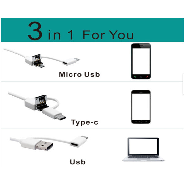 Digital Ear Cleaning Endoscope Otoscope 3 In 1 Multifunctional Cleaner Usb Borescope Visual Wax Remover Hd Camera