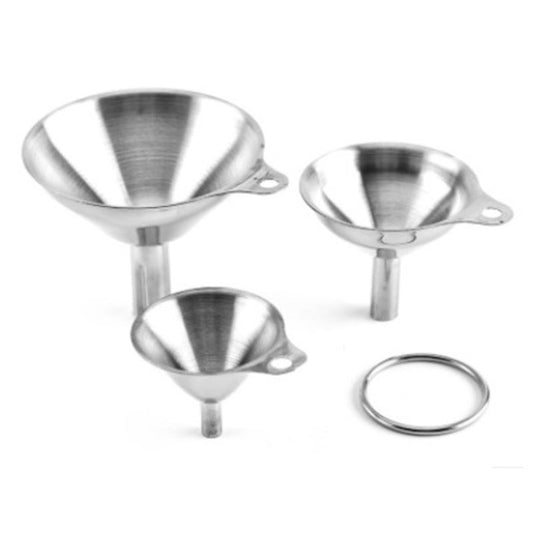 Stainless Steel All Purpose Mini Oil Wine Integrated Funnel Liquid