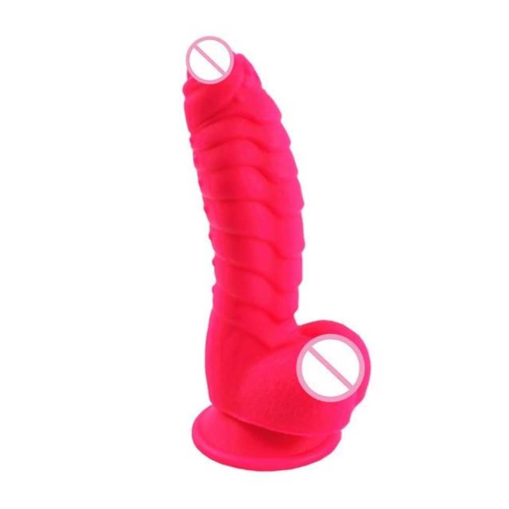 Dinosaur Scales Dildo With Suction Cup Monster Dong Cock And Balls Masturbation