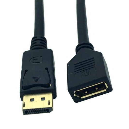 Displayport Extension Cable For Pc Projectors Hd Tv Laptops Port Male To Female 30Cm Black