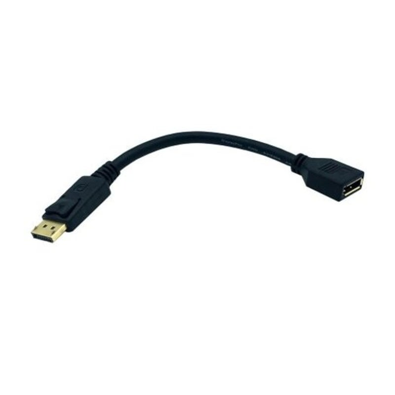 Displayport Extension Cable For Pc Projectors Hd Tv Laptops Port Male To Female 30Cm Black