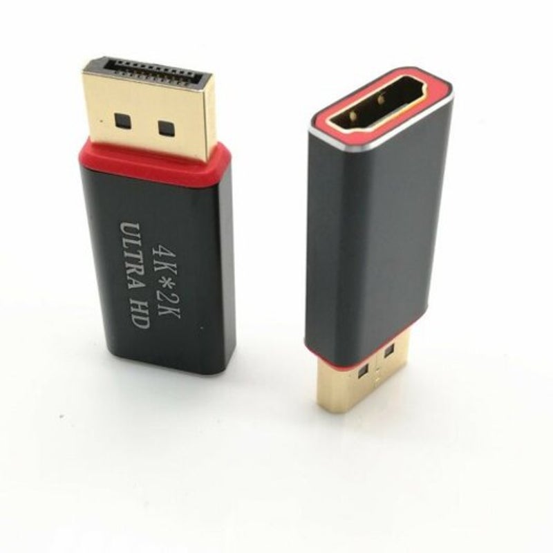 Displayport To Hdmi Adapter Dp Converter Supports 4K Black