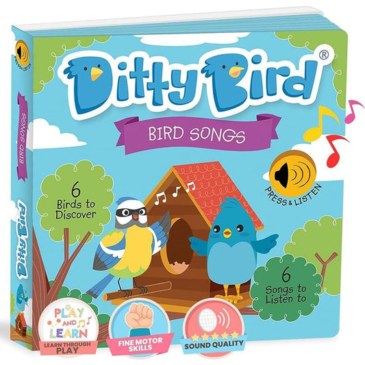 Ditty Bird Songs Baby Learning Book With Calls And Rhyme
