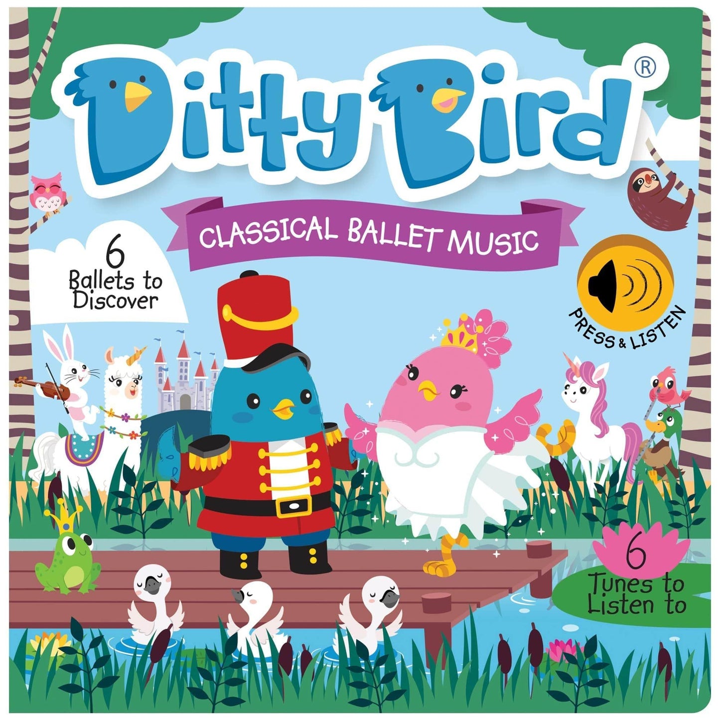 Ditty Bird Classical Ballet Music For Kids Swan Lake Nutcracker Dance Toy