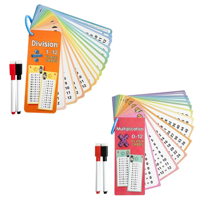 0-12 Times Table Cards Multiplication Charts Self Check Math Learning Tool Montessori Mathematical Training Teaching Aid