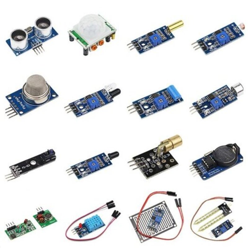 Diy 16 In Sensor Module Kit For Arduino R3 Mega2560 Nano Raspberry Pi Multi Set