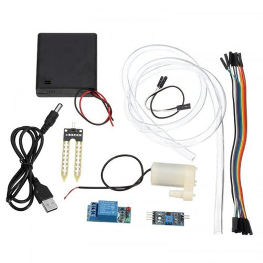 Diy Automatic Irrigation Module Kit With Soil Moisture Sensor Detection Watering Pumping Graphite Black