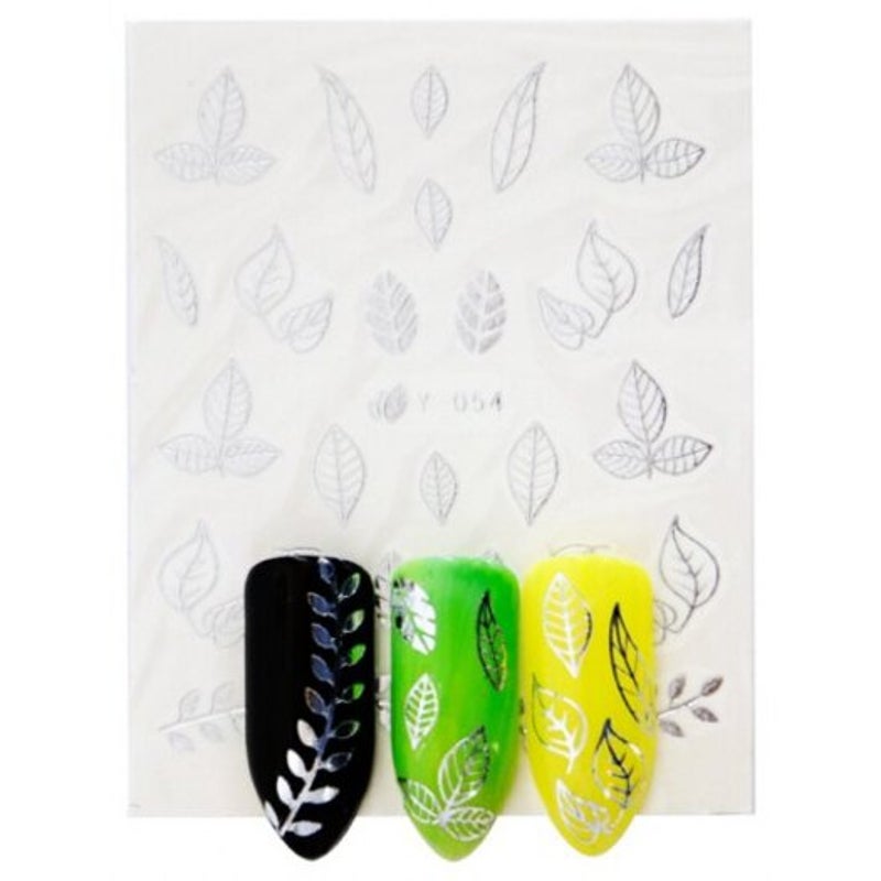 Diy Decoration Nail Sticker Gold And Silver Embossed 30Pcs Multi B
