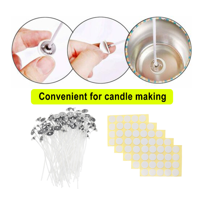Diy Candle Making Craft Tool Set Pouring Pot Wicks Wax Kit