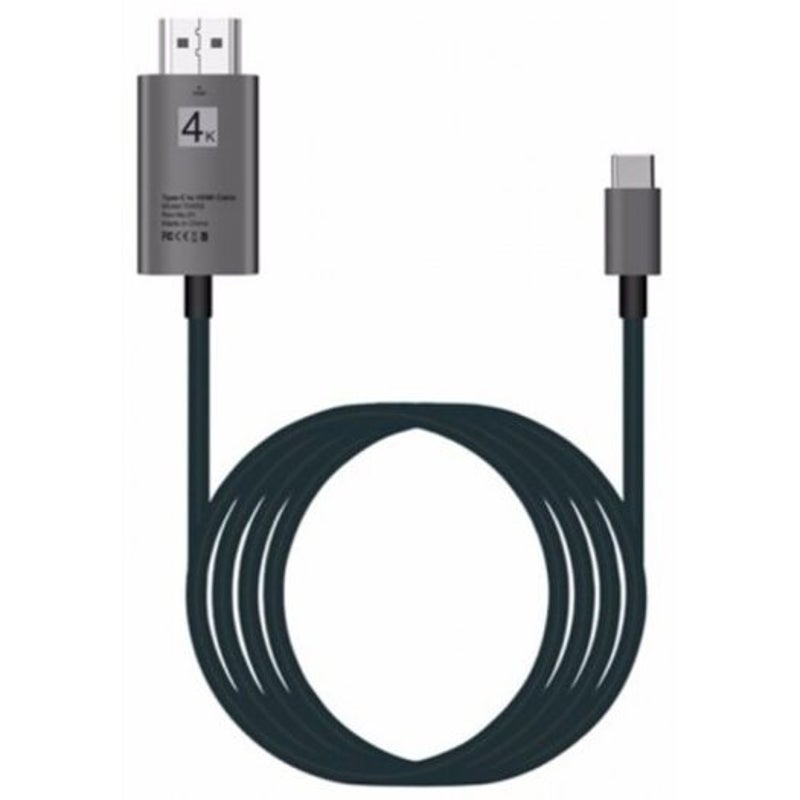 Dl Link Th002 Usb 3.1 Type C To 4K Hdmi Hdtv Cable Adapter Dark Gray