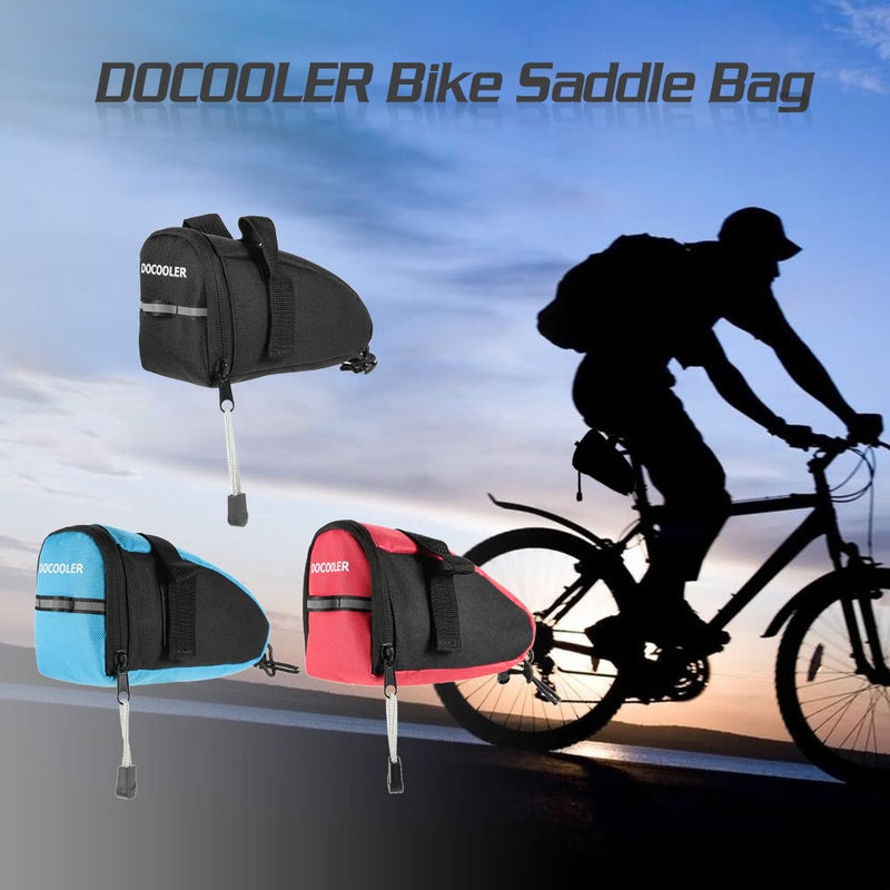 Bike Bicycle Cycle Saddle Bag Ultra Light Seat Pouch Rear Tail Pack Black