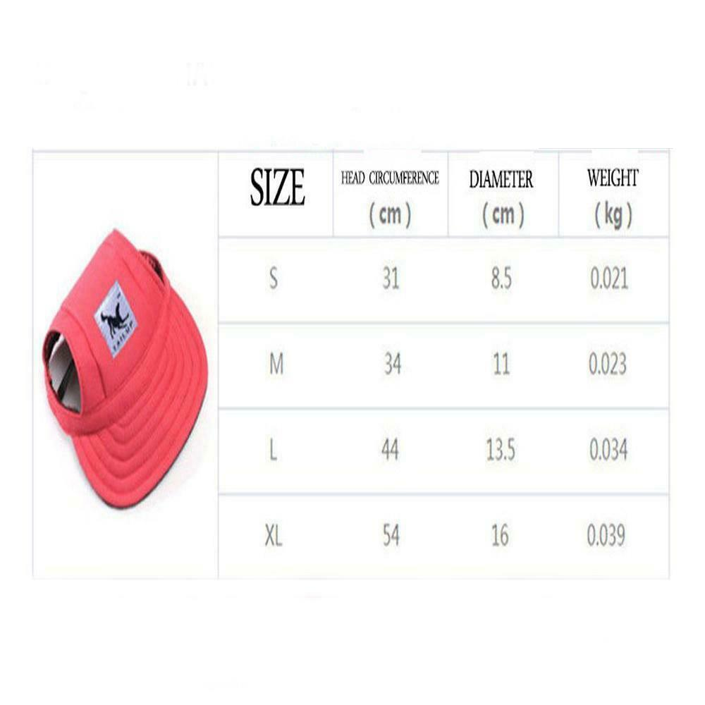 1 Sets of Hod Health & Home 1 Sets Of Dog Puppy Baseball Cap Pet Hat Costume