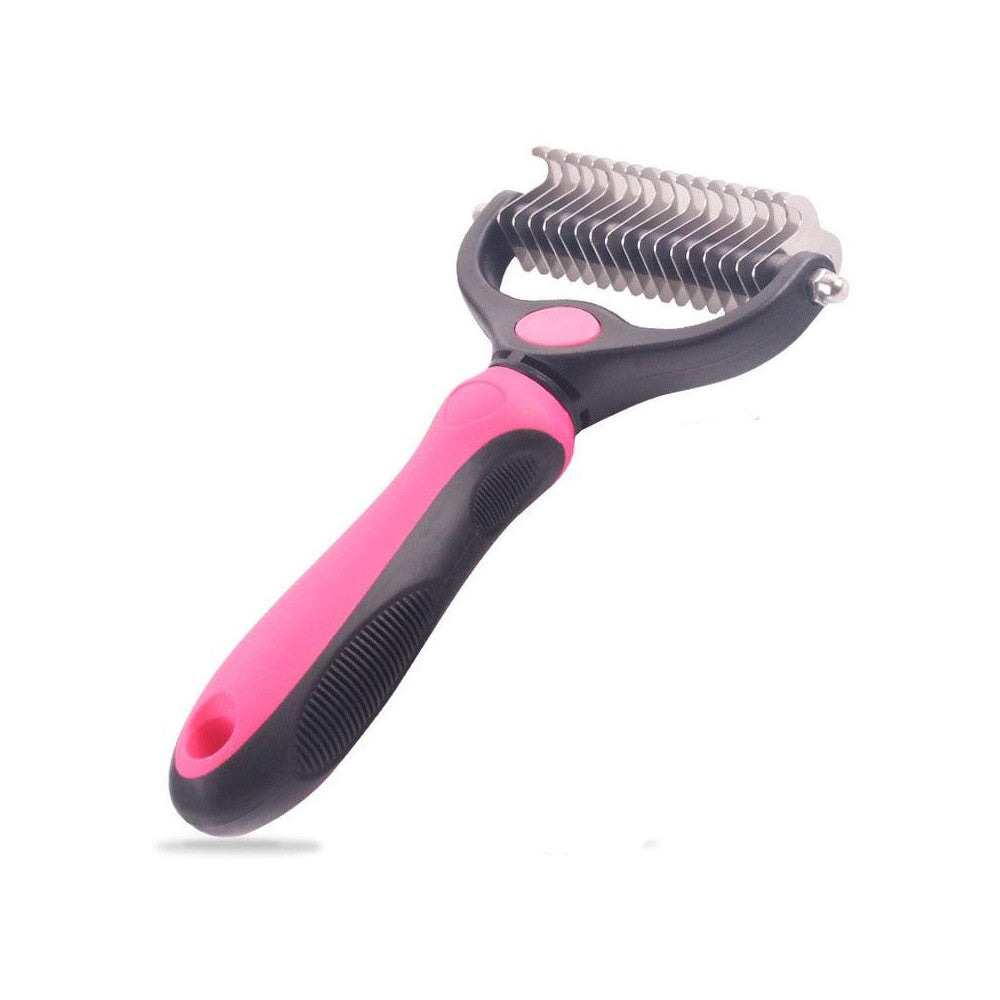 Deshedding Grooming Tool For Matted Long Curly Pet Fur