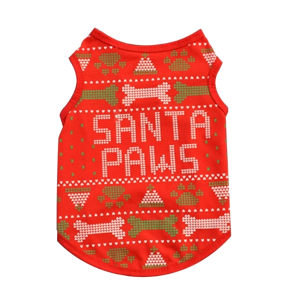 Dog Christmas Sweater Pet Apparel