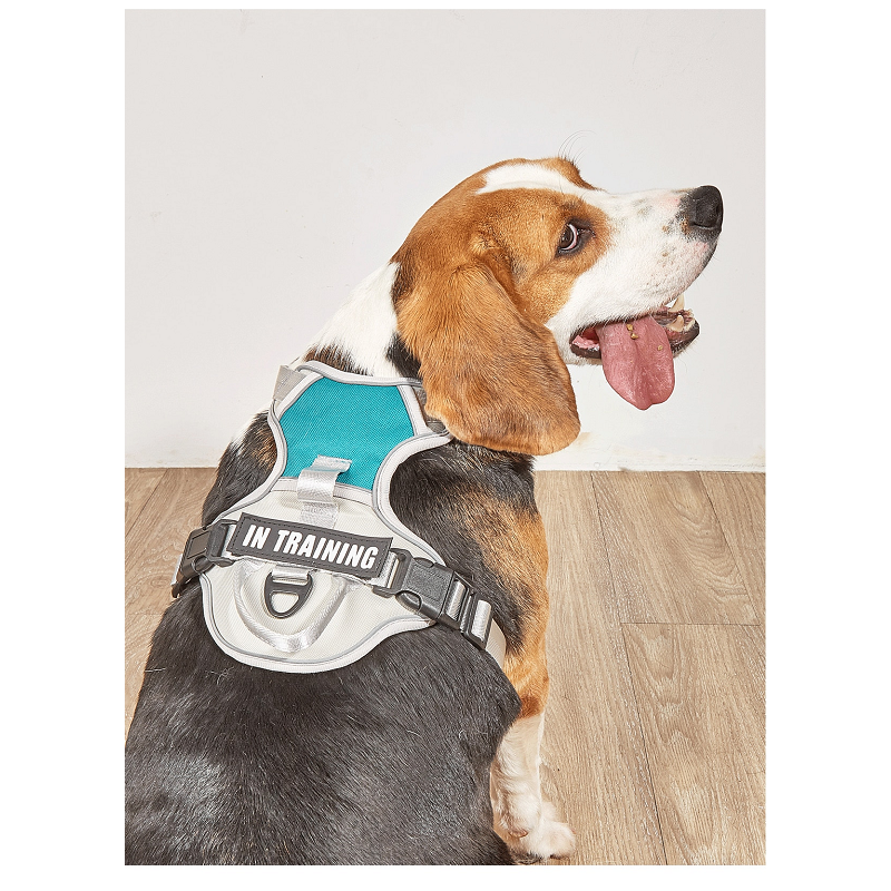 Dog Harness No Pull Outdoor Walking Breathable Reflective Small