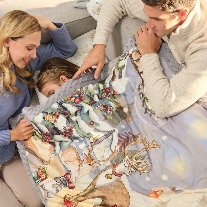 Domimia Thick Padded Minky Dot Cotton Kids Blanket 2.5Tog-Limited Edition