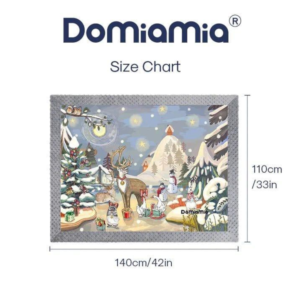 Domimia Thick Padded Minky Dot Cotton Kids Blanket 2.5Tog Limited Edition