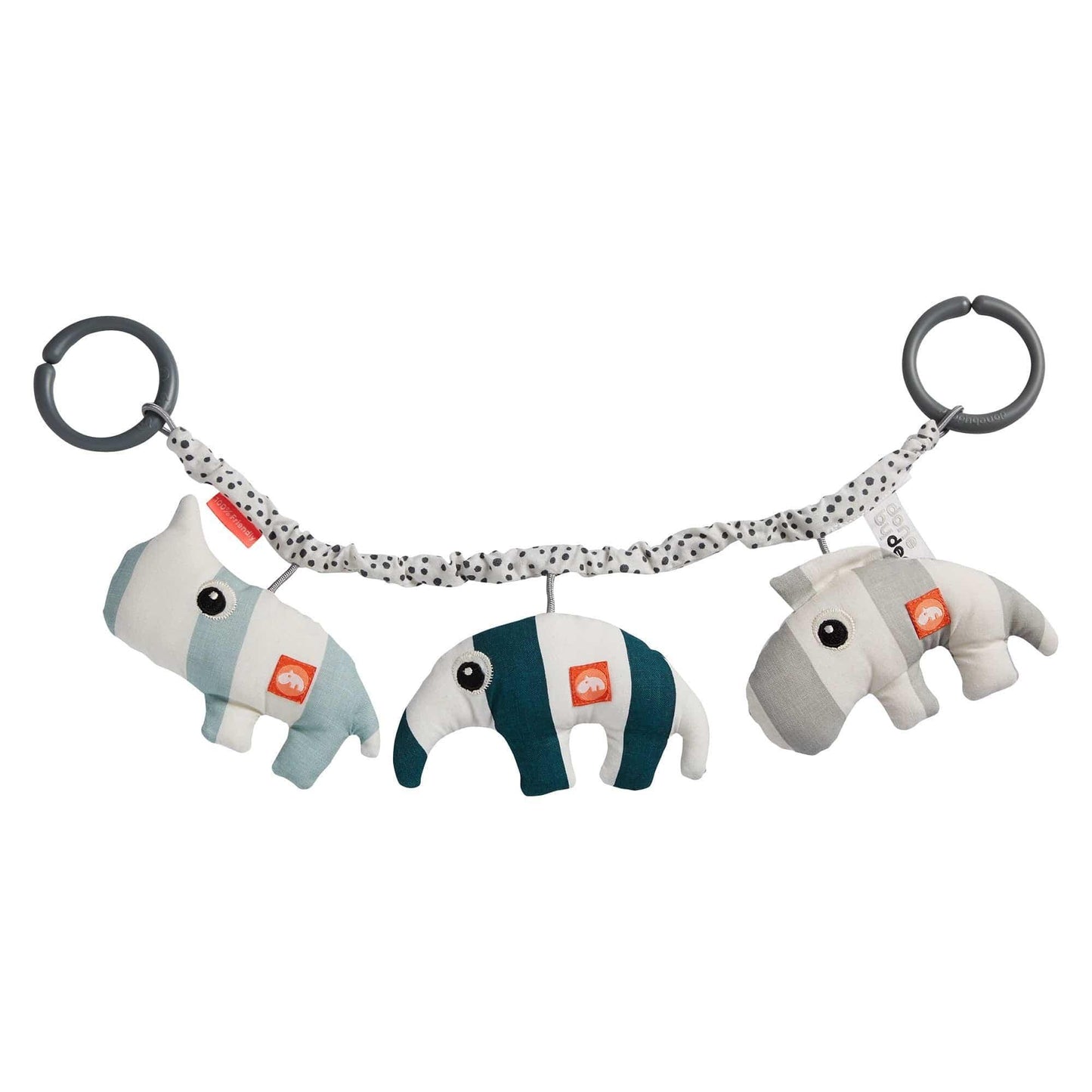 Pram Toy Deer Friends Blue