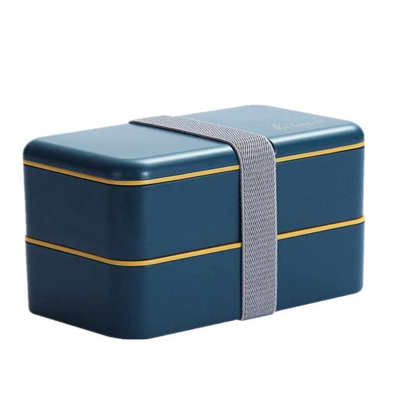 Double Layer Separated Bento Box Portable Microwave Food Lunchbox