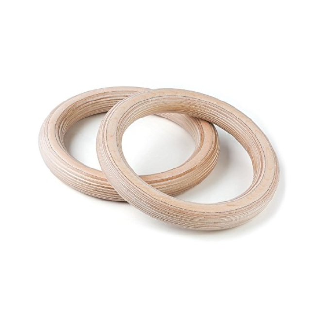 Double Birch Gymnastics Training Rings Crossfit Sport Exercise 28 / 32Mm Fitness