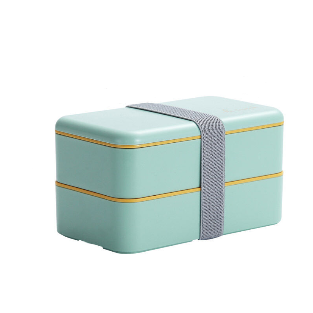 Double Layer Separated Bento Box Portable Microwave Food Lunchbox