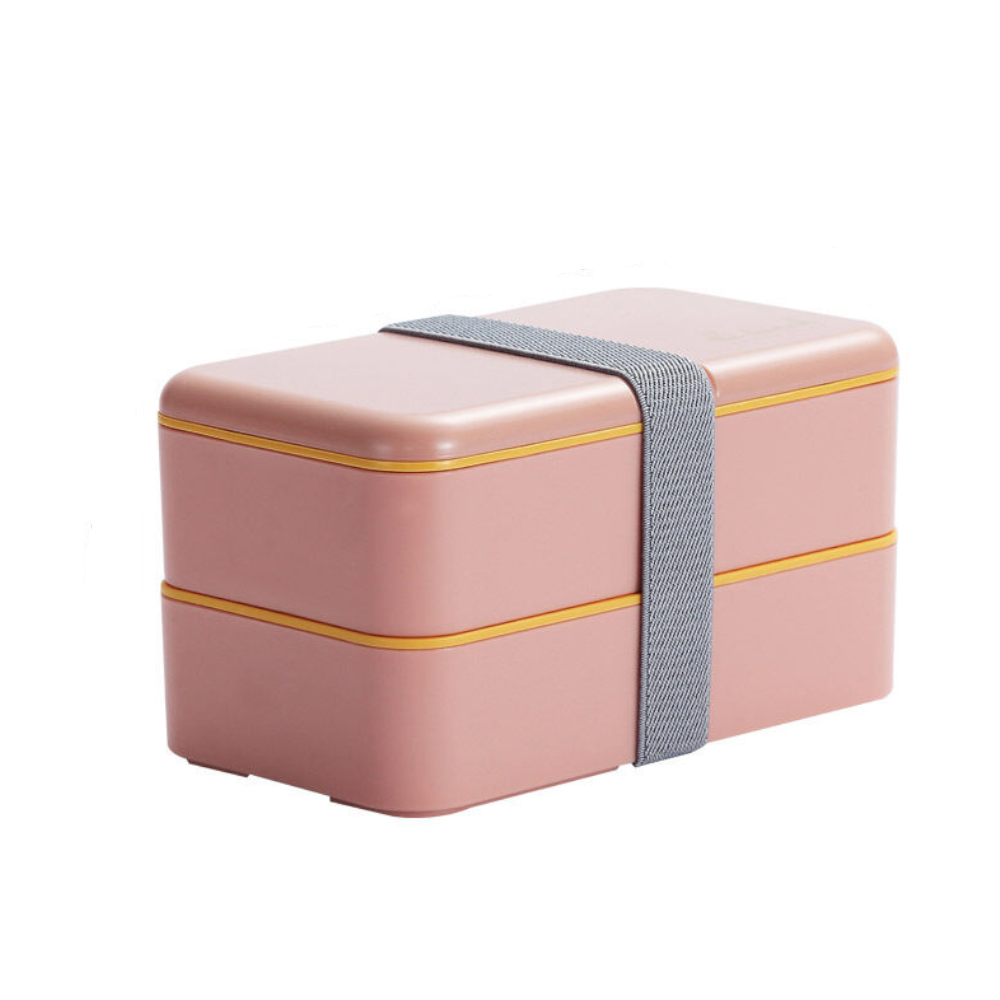Double Layer Separated Bento Box Portable Microwave Food Lunchbox