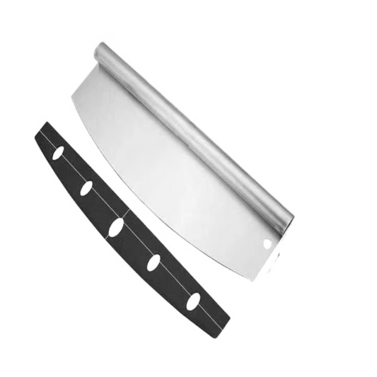 35 X 11 Inch Stainless Steel Pizza Cutter With Protective Cover Kitchen Tool