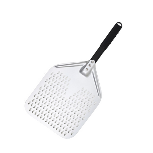 Pizza Shovel 33 Centimetre X 62 Silver For Perforated Peel Metal Handle