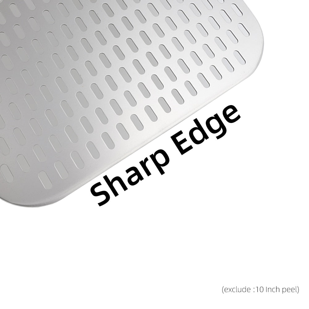 Pizza Shovel 33 Centimetre X 62 Silver For Perforated Peel Metal Handle