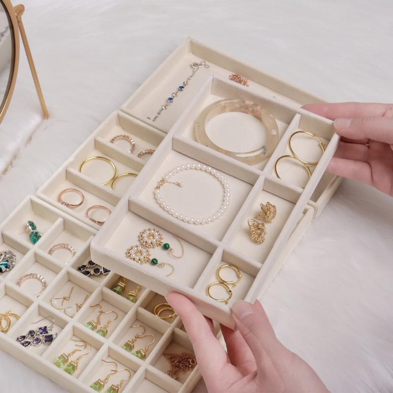 Veile Studios Jewelry Storage Grey Design Display Tray Drawer Jewellery Holder