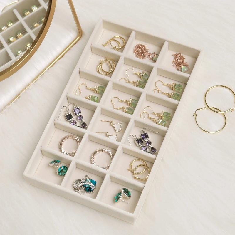 Veile Studios Jewelry Storage Grey Design Display Tray Drawer Jewellery Holder