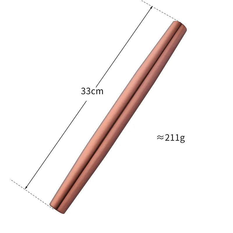 Stainless Steel Rolling Pin For Restaurant Kitchenware And Baking Accessories