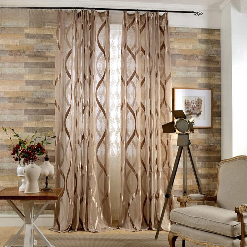 500Cm Curtains Plain White Modern Luxury Retro Style For Garden Decor