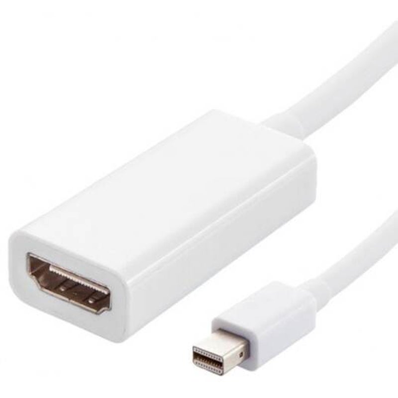Dp Thunderbolt Converter For Macbook Mini Imac Projector White
