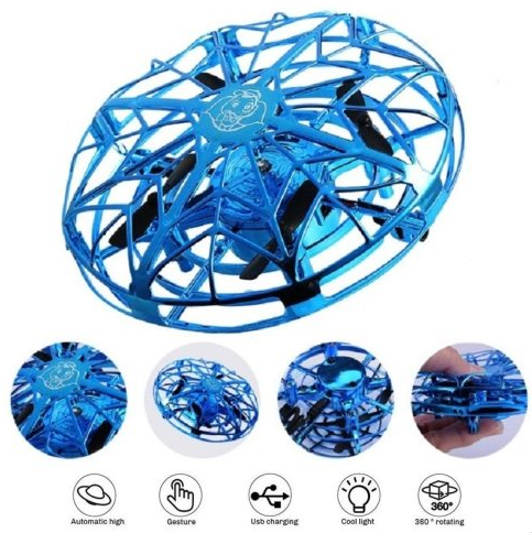 Drones Gesture Controlled Mini Ufo Helicopter Indoor Sensing Surround Fly Aircraft