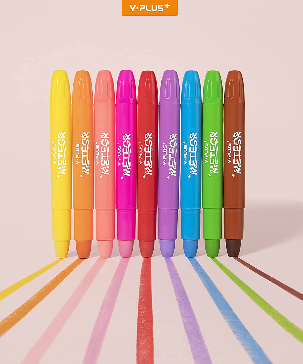 Yplus Silky Gel Crayon Set 12 Colours Non Toxic Washable Food Grade Safe Kids