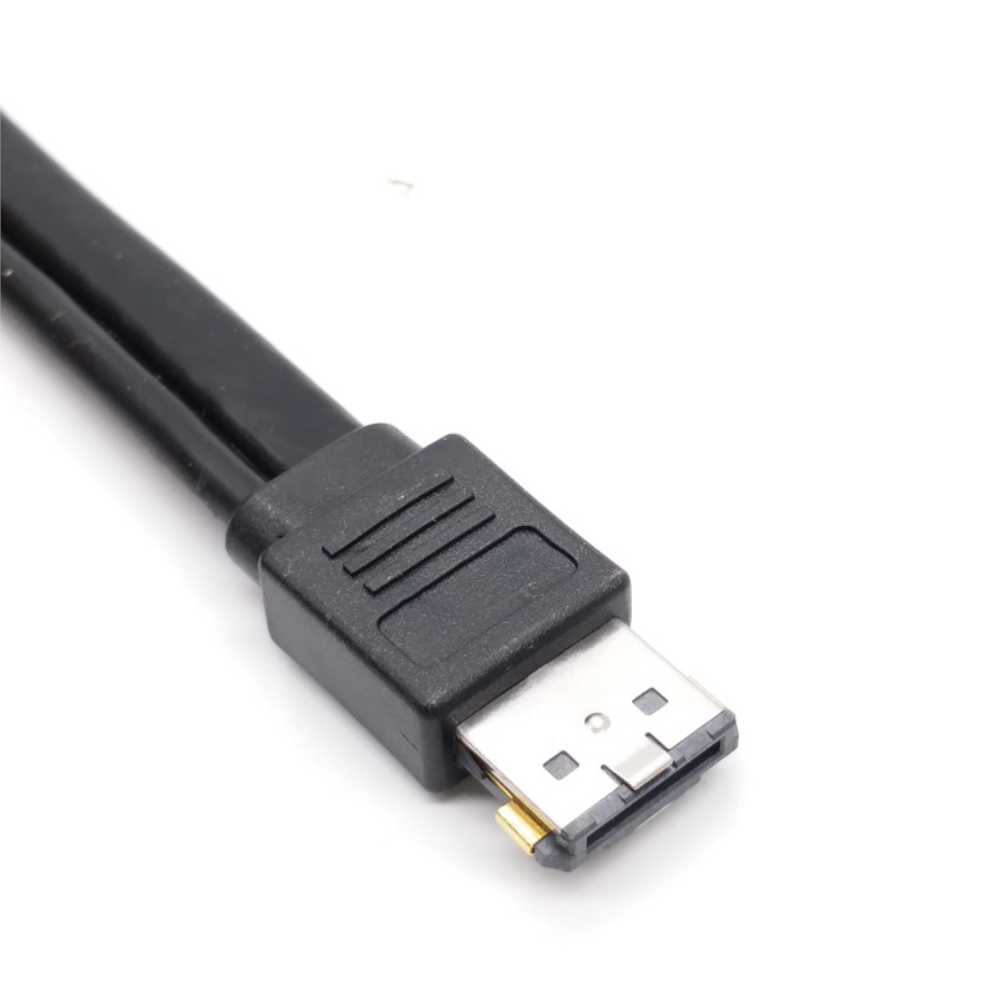 Dual Power Supply Esata Usb 12V 5V Combo 22Pin Hard Drive Cable Cord