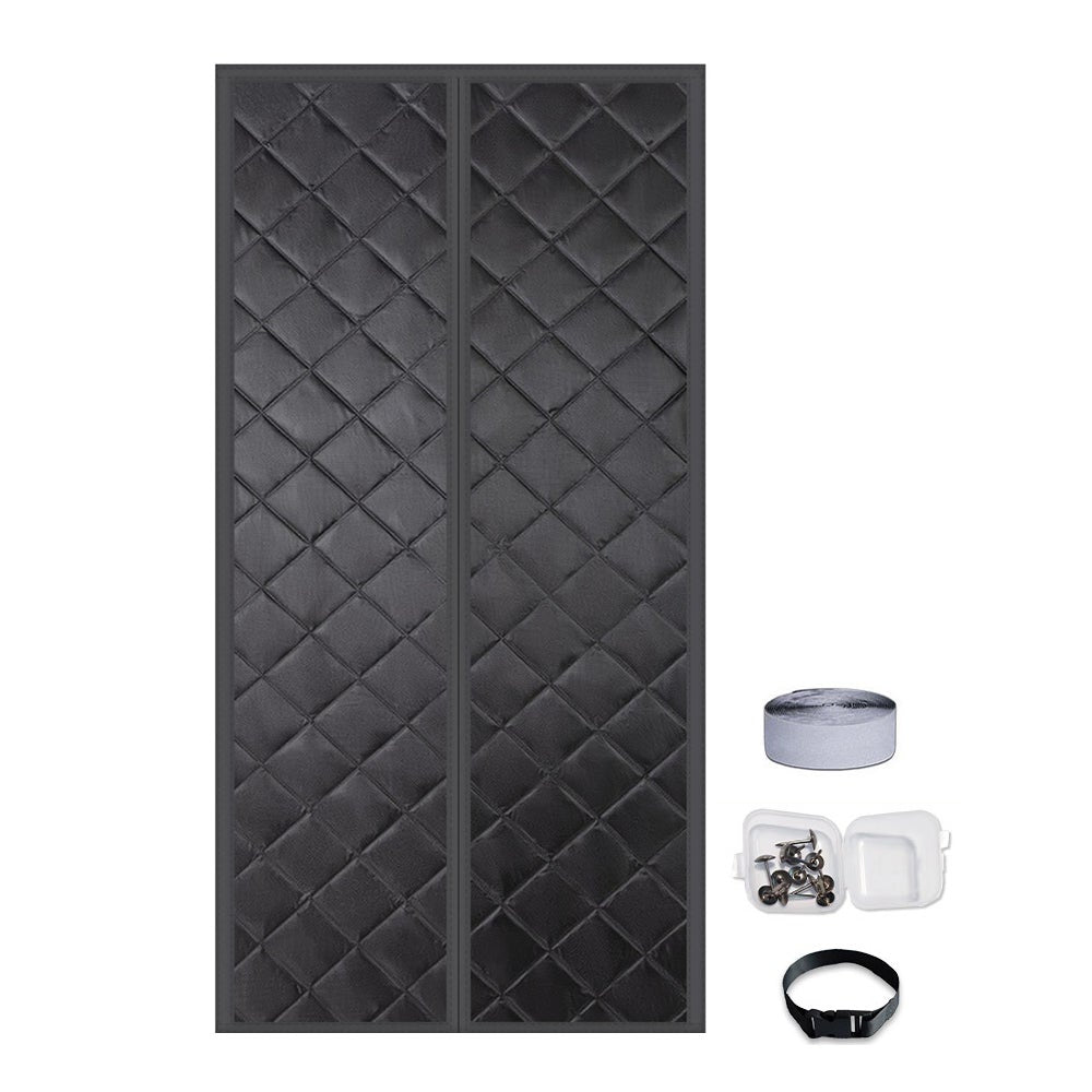 Durable Magnetic Thermal Insulated Door Curtain With Closure