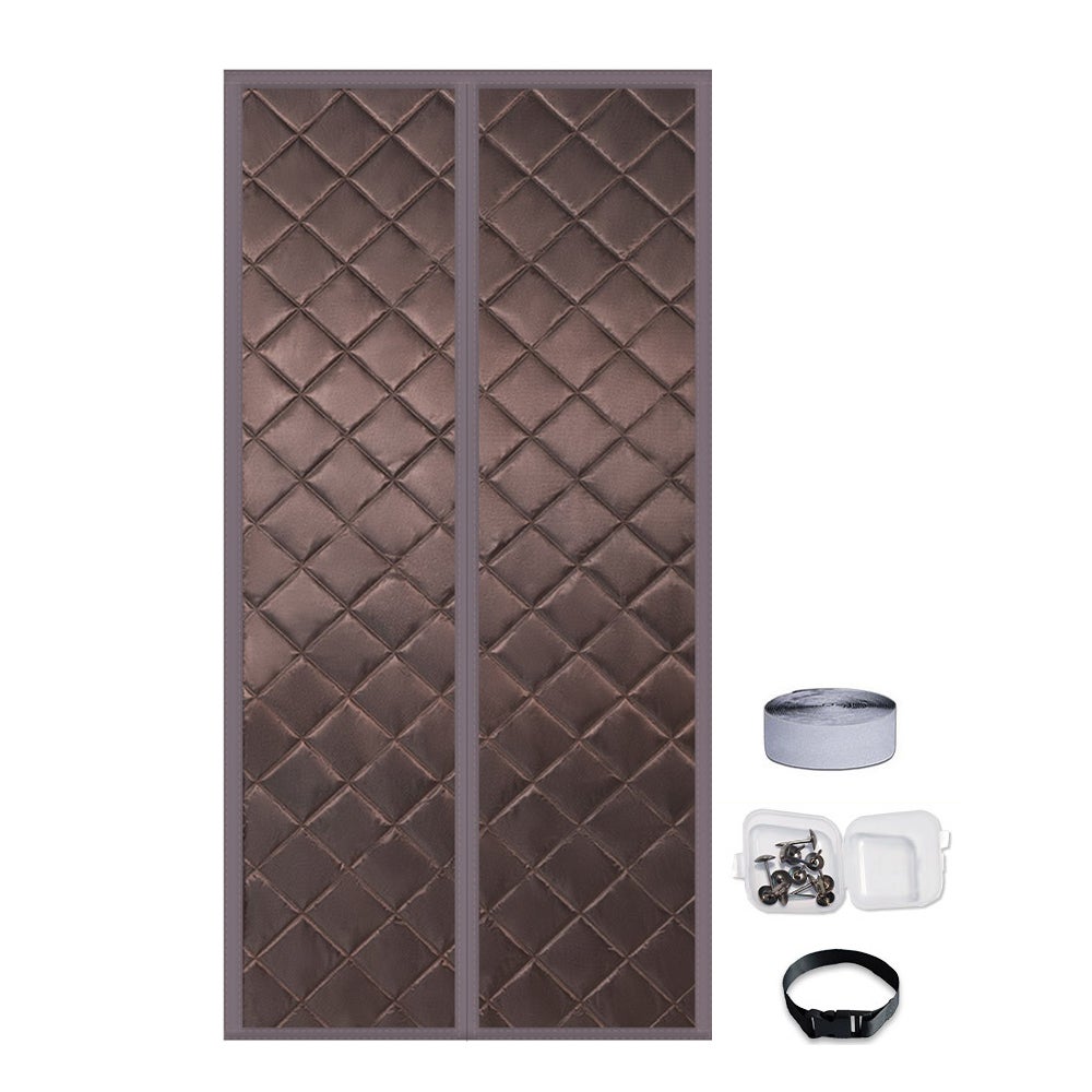 Durable Magnetic Thermal Insulated Door Curtain With Closure