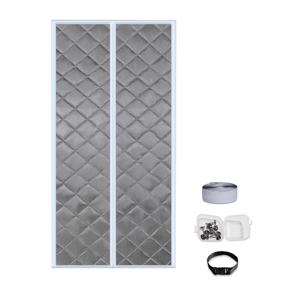 Durable Magnetic Thermal Insulated Door Curtain With Closure