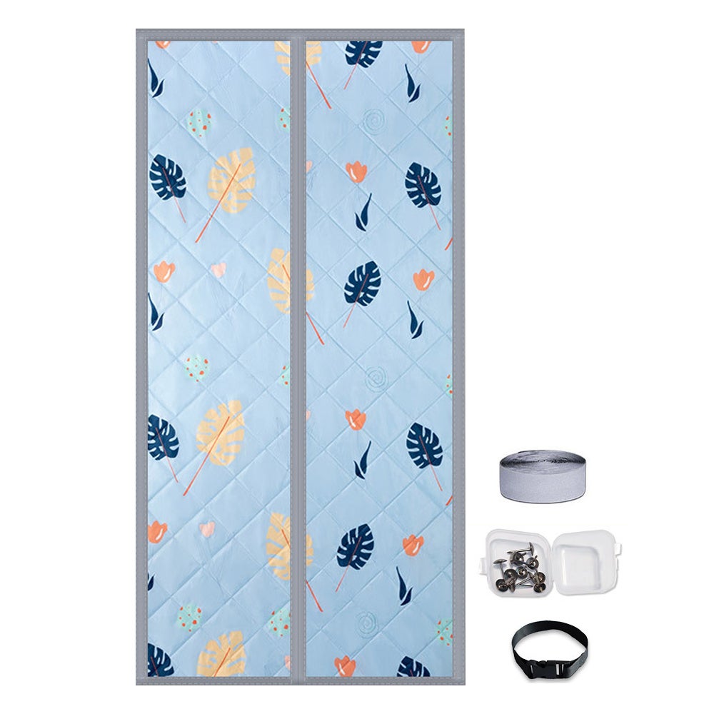 Durable Magnetic Thermal Insulated Door Curtain With Closure