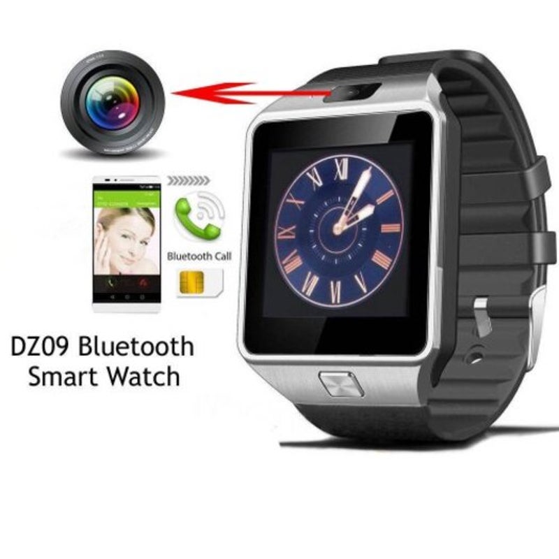 Dz09 Smartwatch Intelligent Bluetooth Digital Watches Black
