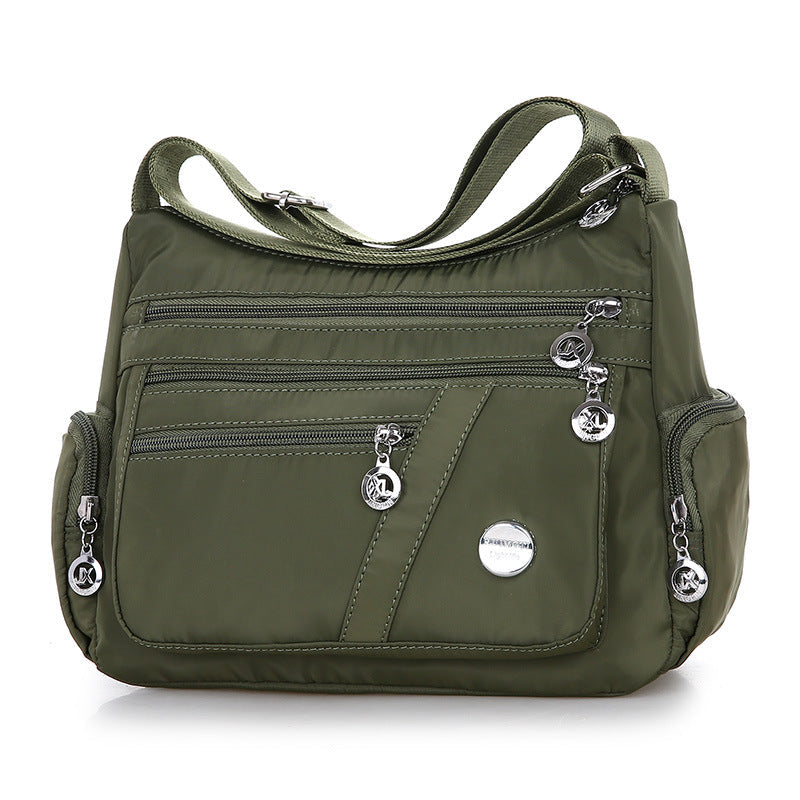Women Shoulder Bag Multi-Pocket Design Waterproof Casual Crossbody