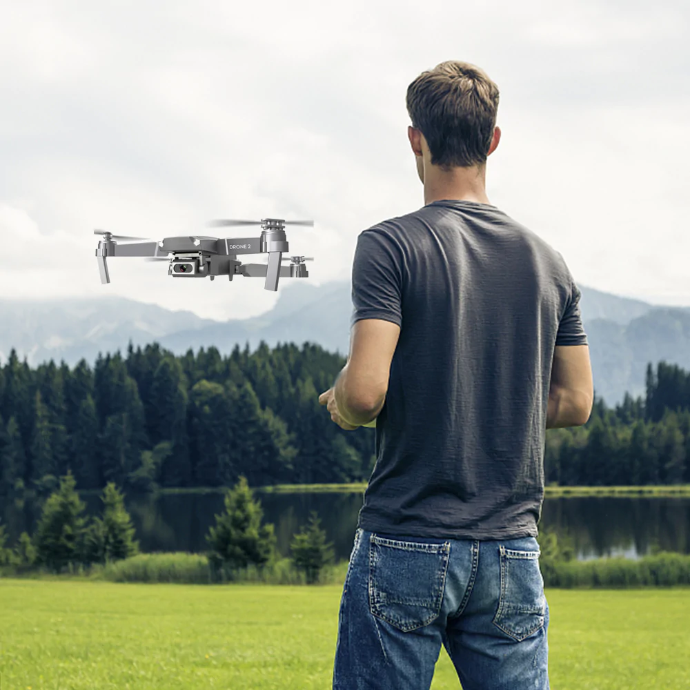 E68 Hd 4K Wide Angle Wifi Drone With Remote Control