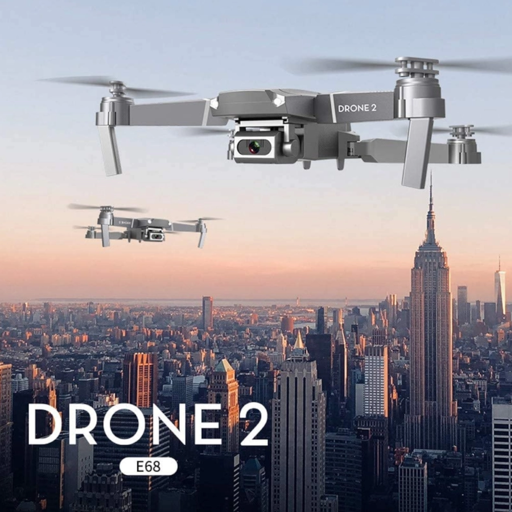 E68 Hd 4K Wide Angle Wifi Drone With Remote Control