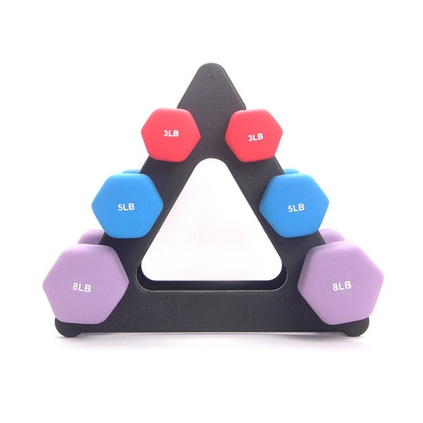 3 Tier Dumbbell Rack Stand Weights Gym Storage