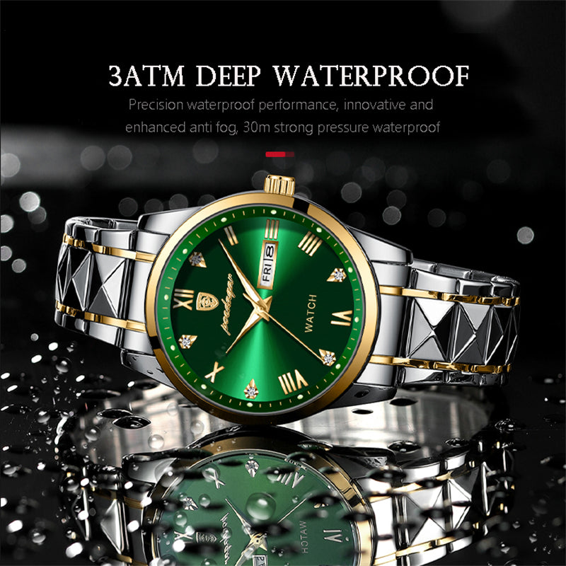 Veile Studios Waterproof Luminous Double Calendar Men's Wrist Watch Jewelry