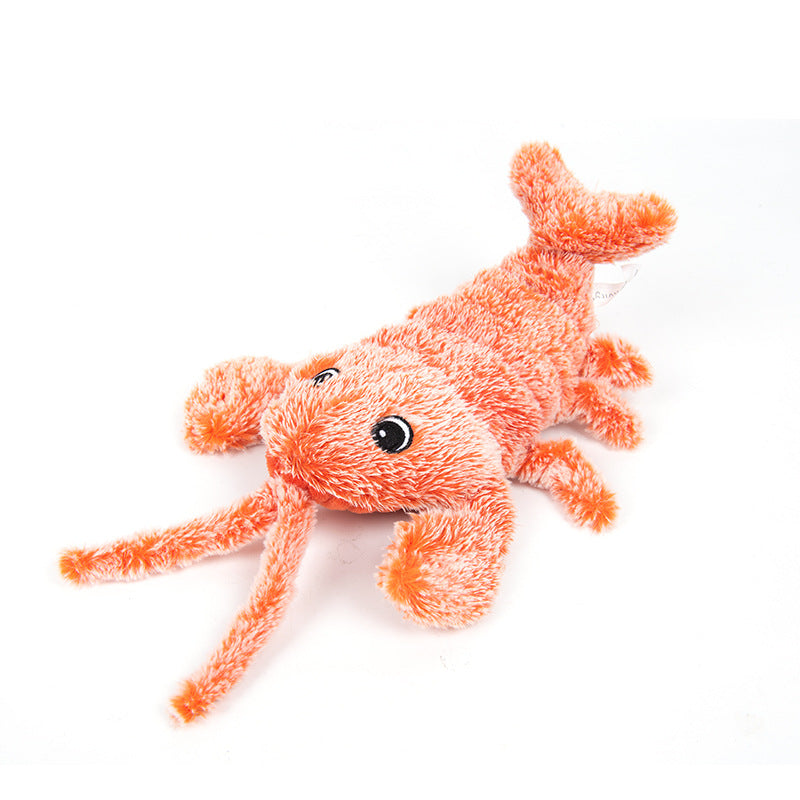 Usb Rechargeable Funny Jumping Lobster Cat Toy